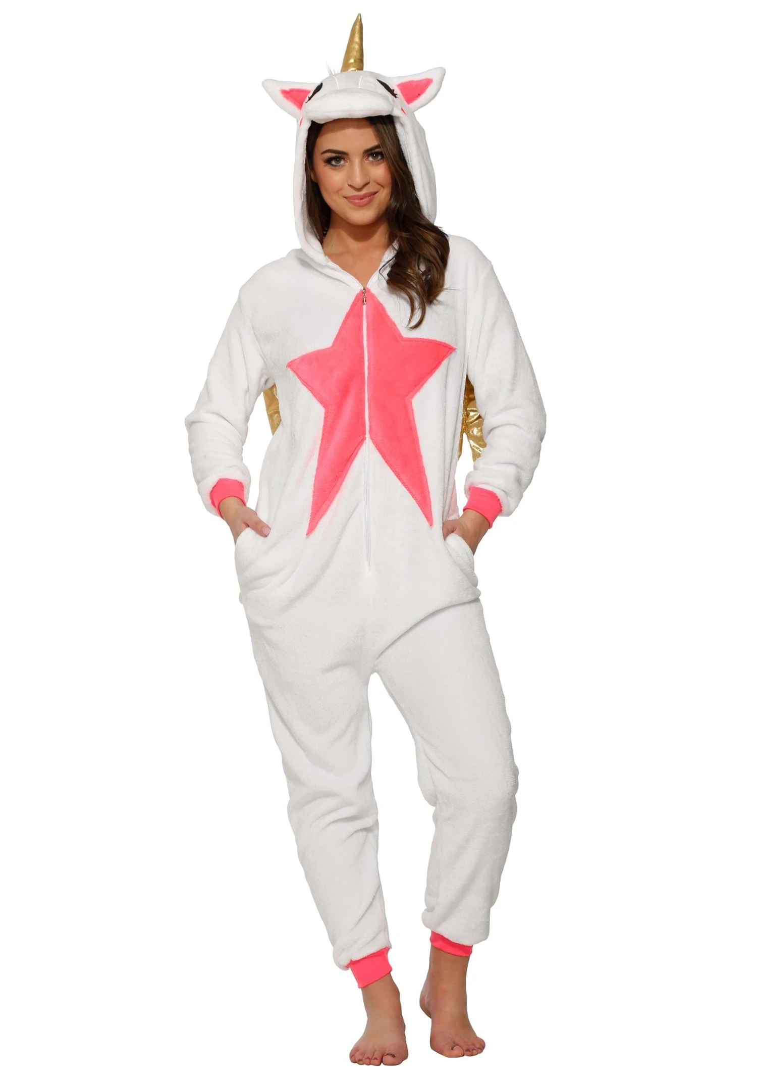Pink Star Alicorn Onesie For Women 3 Pink Star Alicorn Onesie For Women