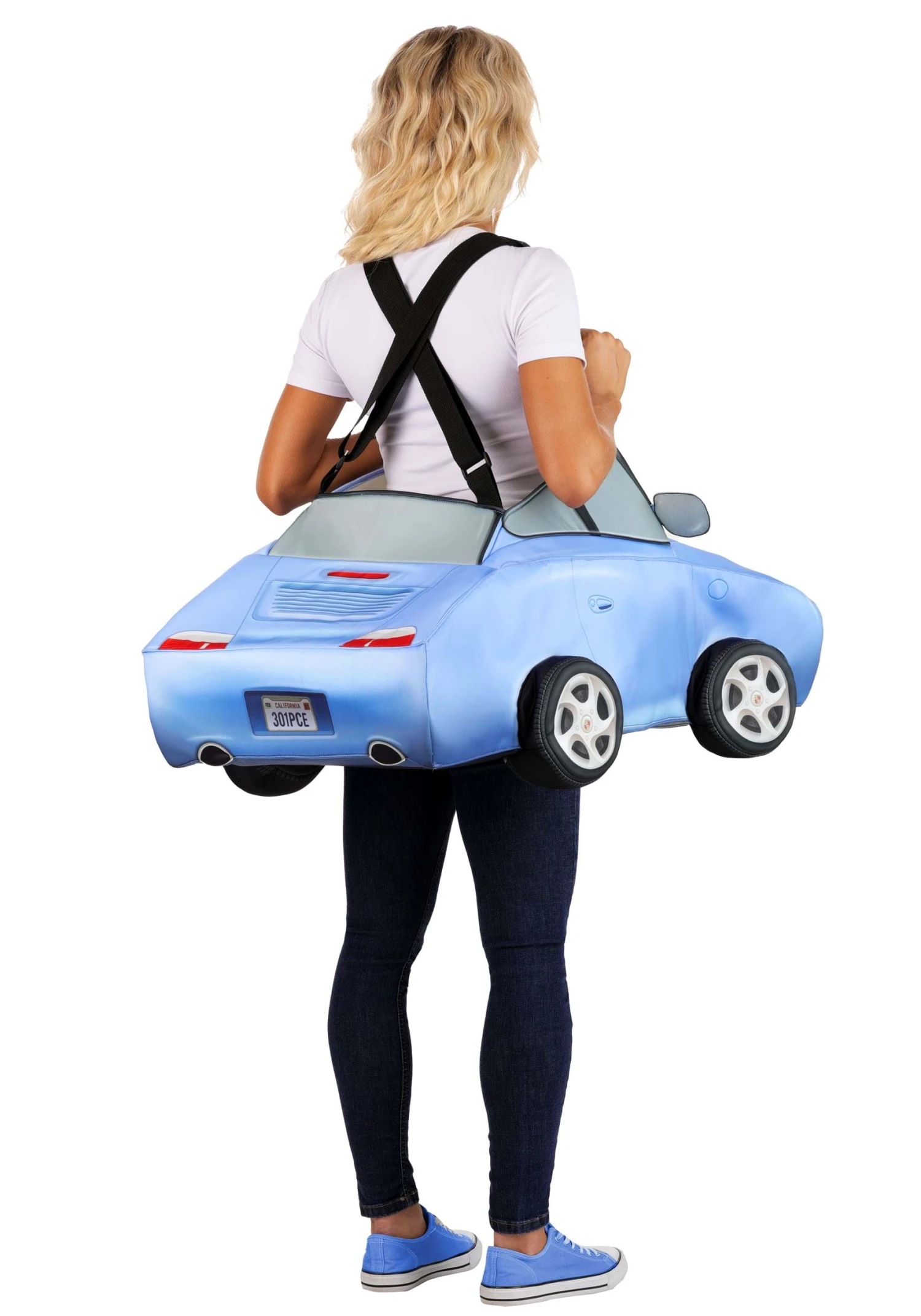 Women's Pixar Cars Sally Ride-In Costume 4 Women's Pixar Cars Sally Ride-In Costume - Image 2