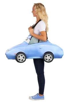 Women's Pixar Cars Sally Ride-In Costume 10 Women's Pixar Cars Sally Ride-In Costume -Halloween Costumes adult pixar cars sally ride in costume alt 2