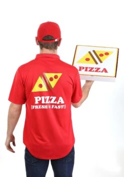 Pizza Delivery Guy Adult Costume With Box 10 Pizza Delivery Guy Adult Costume With Box -Halloween Costumes adult pizza delivery guy costume with box alt 3