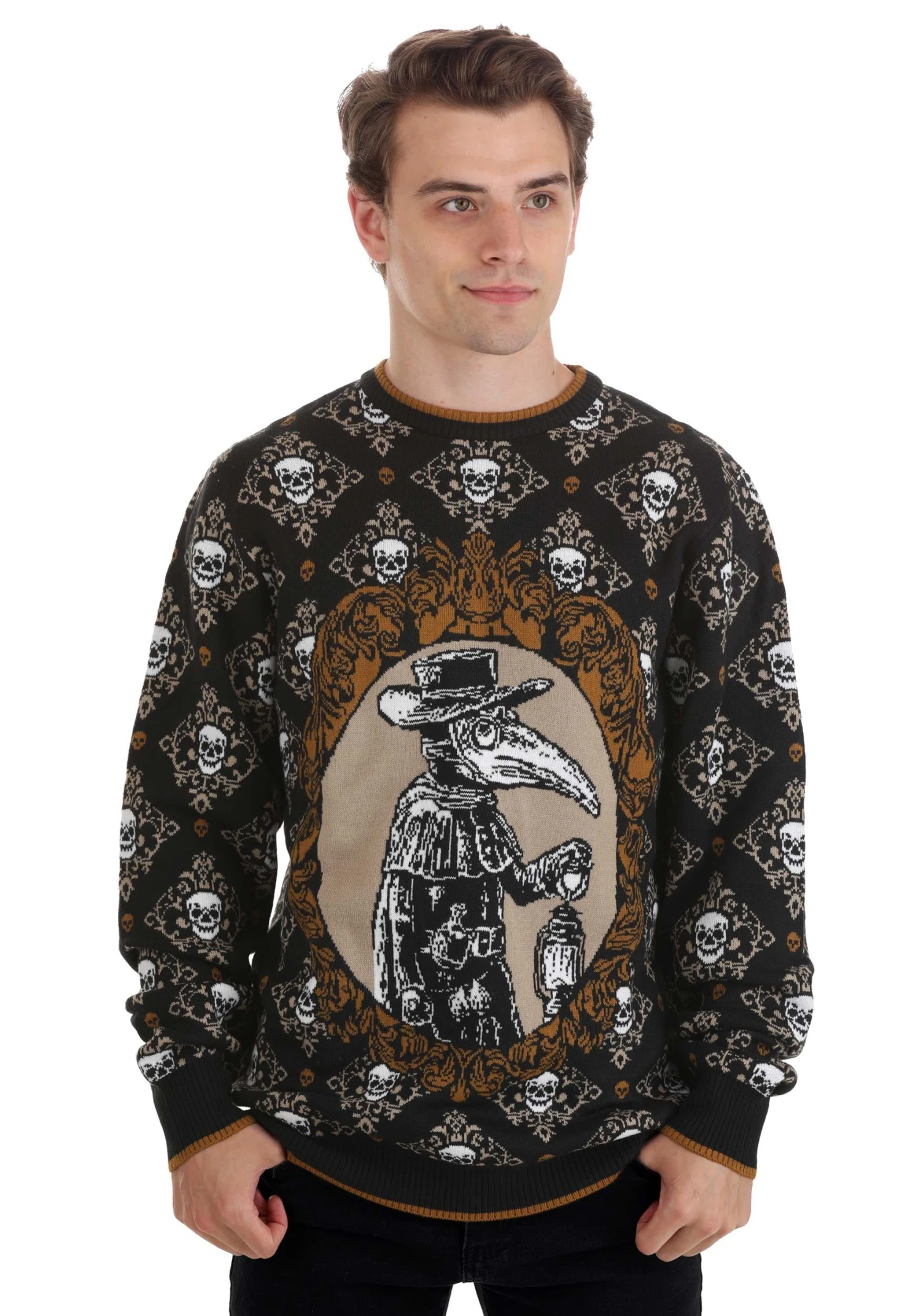 Plague Doctor Halloween Sweater For Adults 9 Plague Doctor Halloween Sweater For Adults - Image 7