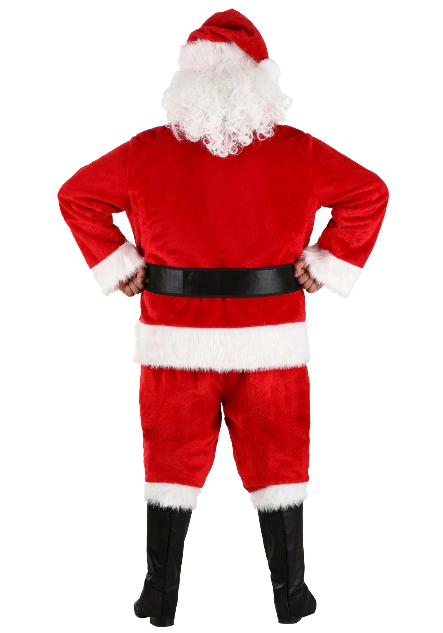 Men's Plus Size Santa Costume 4 Men's Plus Size Santa Costume - Image 2