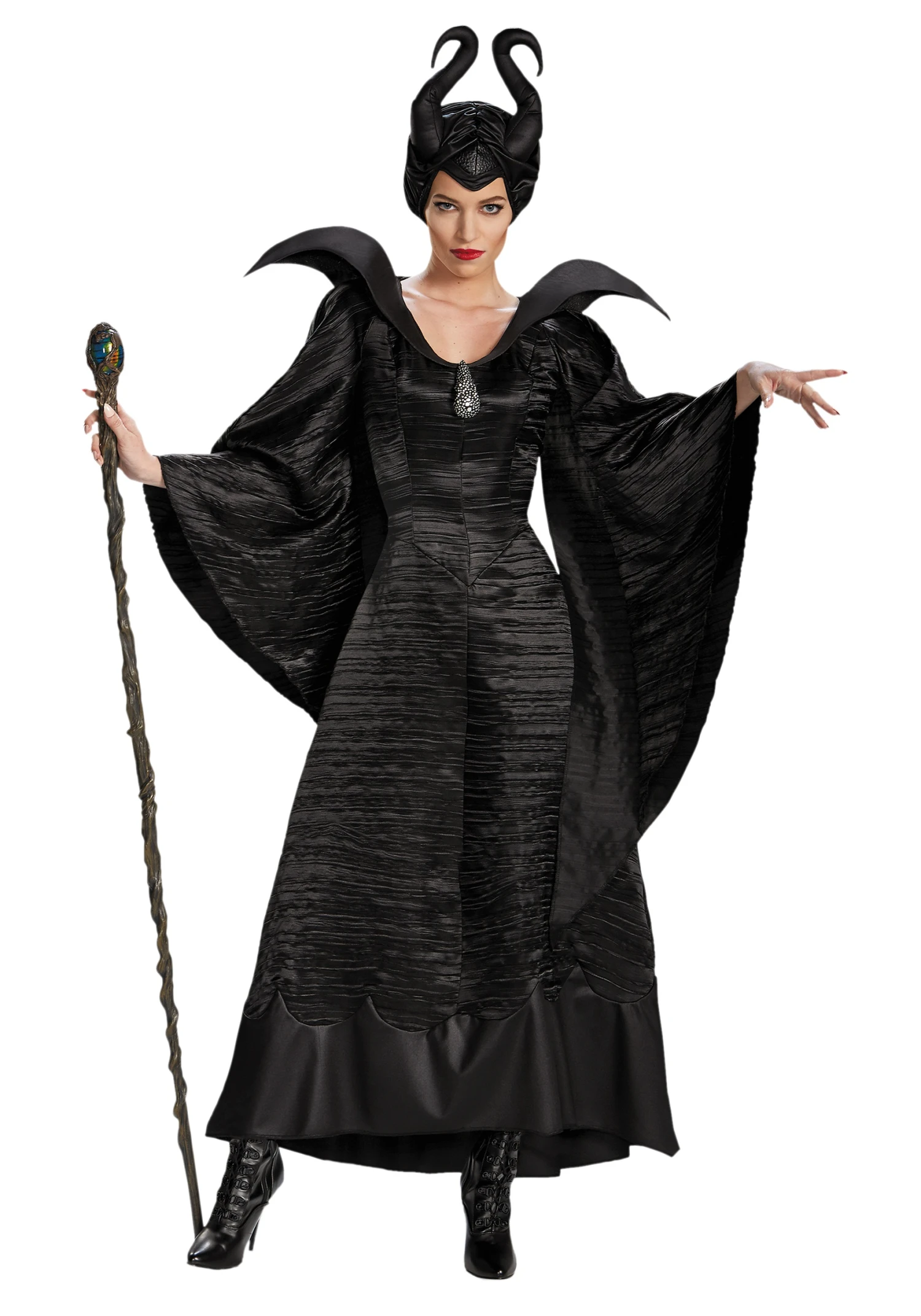 Disguise Adult Plus Size Deluxe Maleficent Christening Gown Costume 3 Disguise Adult Plus Size Deluxe Maleficent Christening Gown Costume