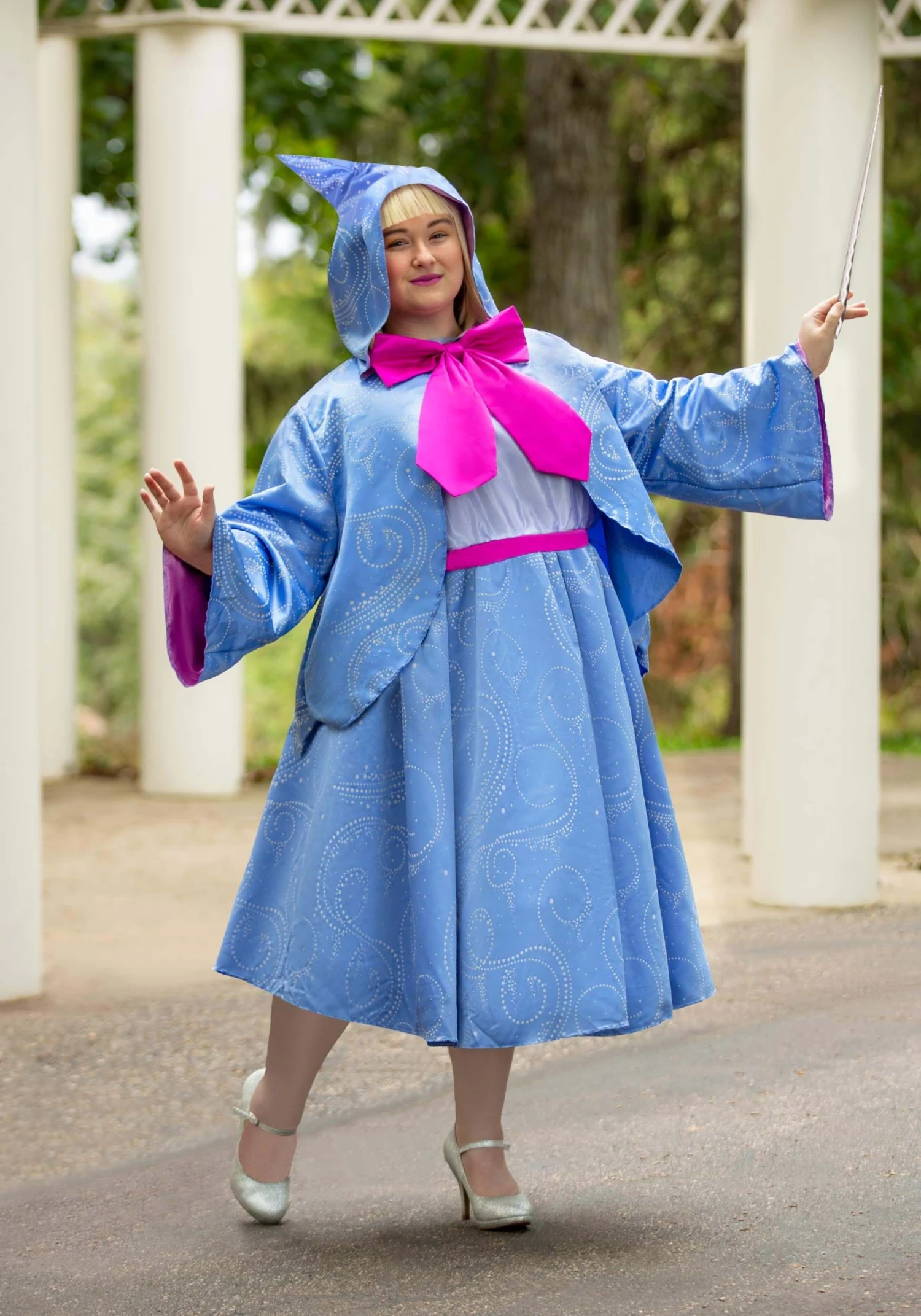 Disney Cinderella Fairy Godmother Plus Size Costume 3 Disney Cinderella Fairy Godmother Plus Size Costume