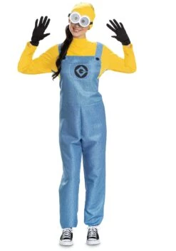 Plus Size Despicable Me Minion Adult Costume -Halloween Costumes adult plus size minion costume alt 1