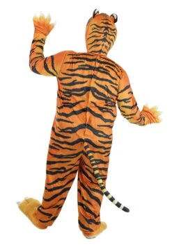 Plus Size Realistic Tiger Costume For Adults -Halloween Costumes adult plus size realistic tiger costume alt 1