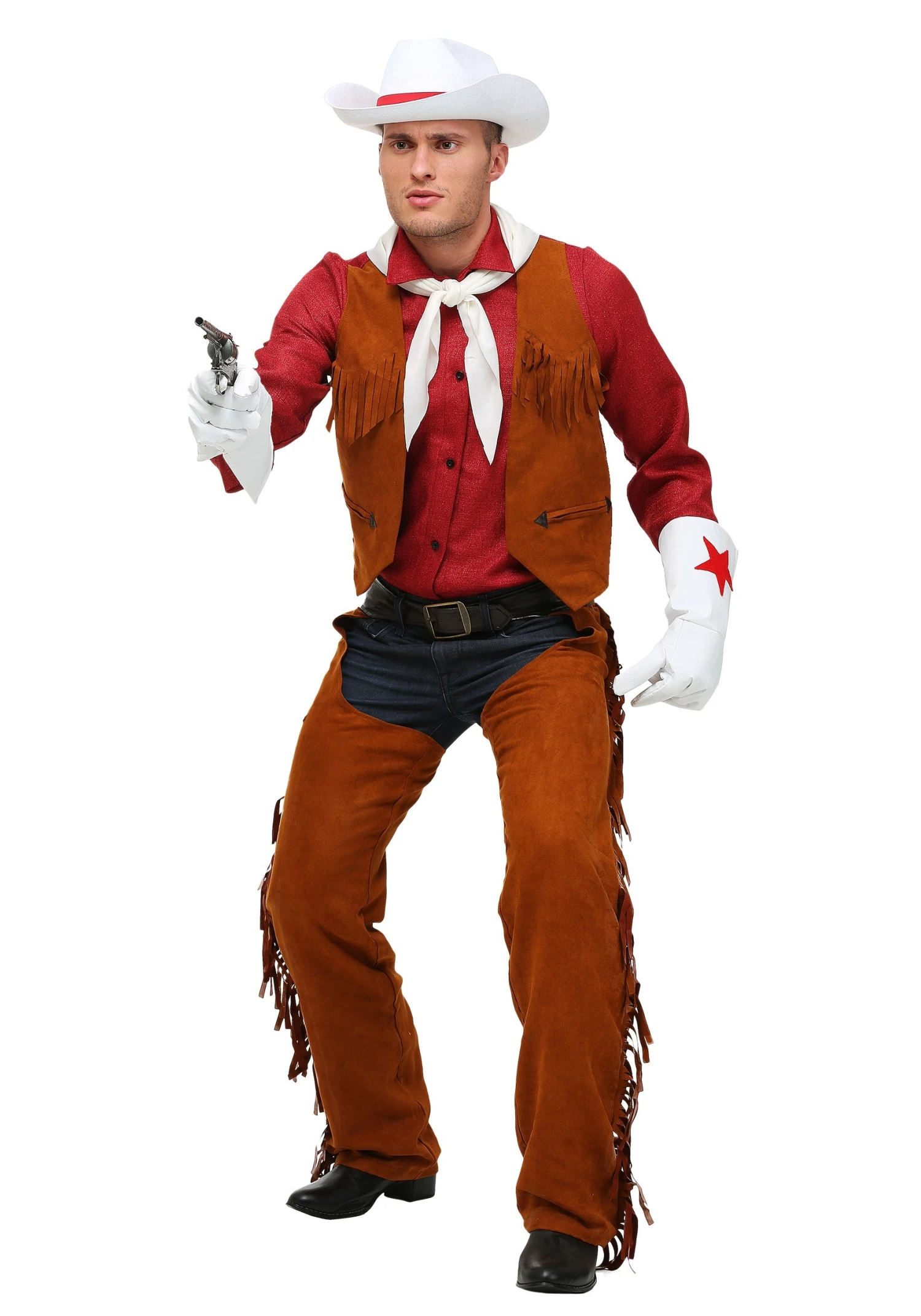 Plus Size Rodeo Cowboy Costume For Men 3 Plus Size Rodeo Cowboy Costume For Men
