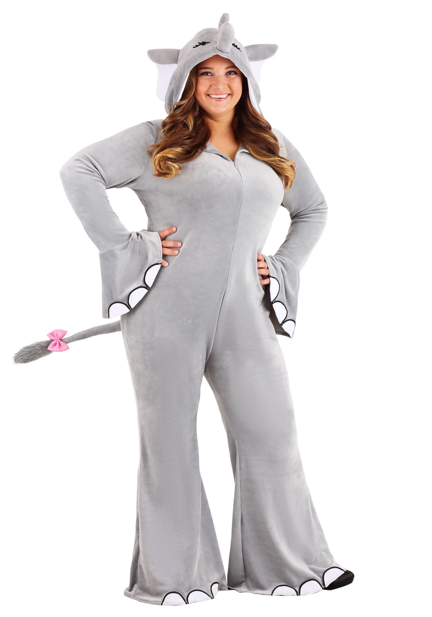 Plus Size Wild Elephant Women's Costume 3 Plus Size Wild Elephant Women's Costume