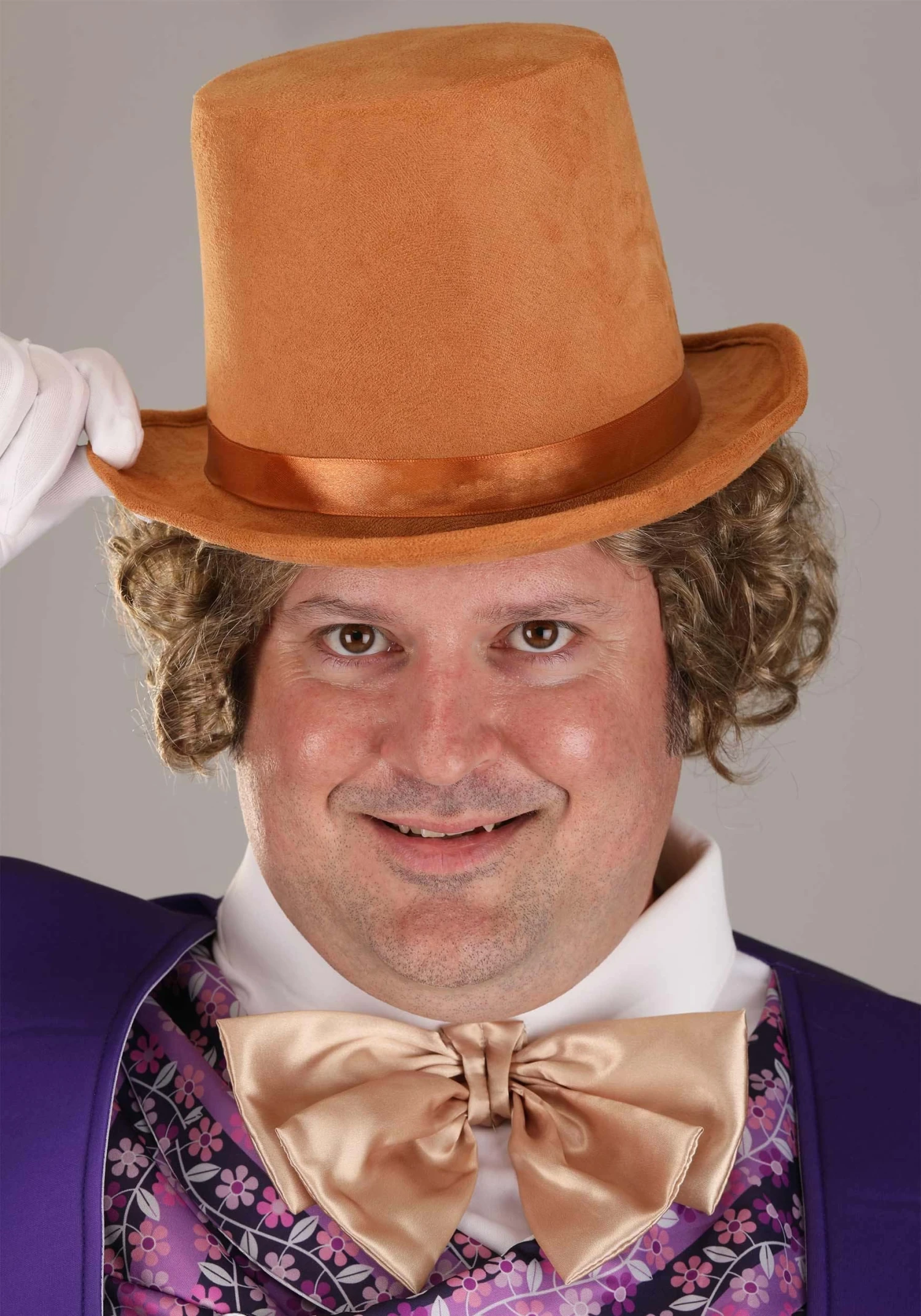 Plus Size Willy Wonka Costume For Men 4 Plus Size Willy Wonka Costume For Men - Image 2