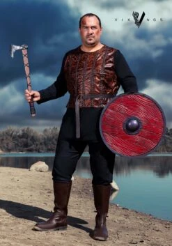 Plus Size Vikings Bjorn Ironside Men's Costume
