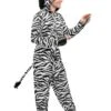 Plus Size Zebra Jumpsuit Costume For Adults 2 Plus Size Zebra Jumpsuit Costume For Adults -Halloween Costumes adult plus zebra costume