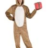 Plush Reindeer Costume For Adults 2 Plush Reindeer Costume For Adults -Halloween Costumes adult plush reindeer costume