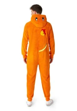 Opposuits Pokémon Charmander Costume Onesie For Adults 7 Opposuits Pokémon Charmander Costume Onesie For Adults -Halloween Costumes adult pokemon charmander costume onesie alt 2