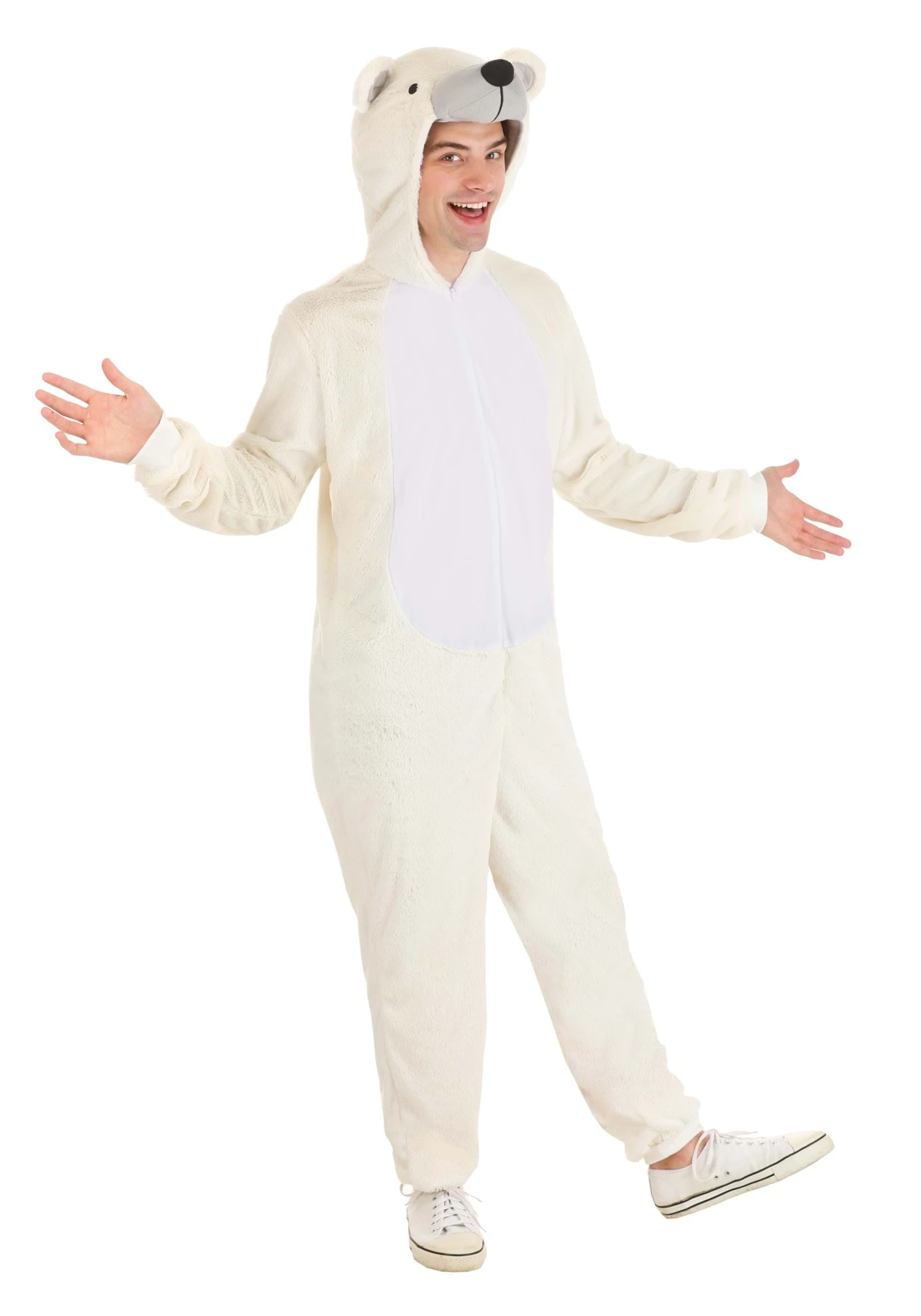 Polar Bear Costume Onesie For Adults 3 Polar Bear Costume Onesie For Adults
