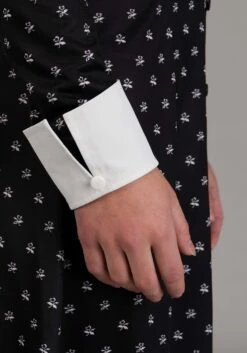 Women's Wednesday Addams Polka Dot Costume Dress 17 Women's Wednesday Addams Polka Dot Costume Dress -Halloween Costumes adult polka dot wednesday addams costume dress alt 7