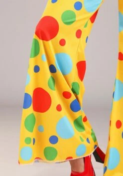 Posh Polka Dot Clown Costume For Women -Halloween Costumes adult posh polka dot clown costume alt 3