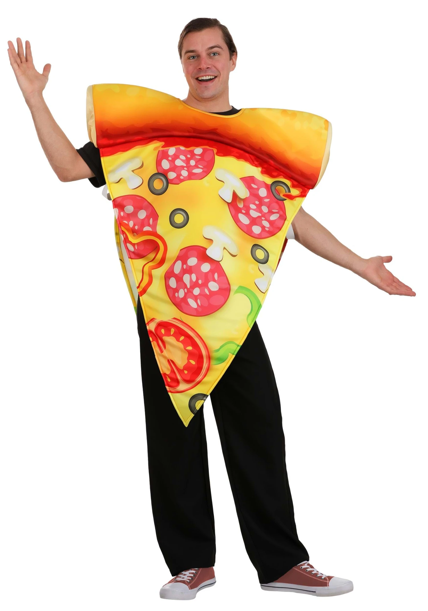 Adult Precious Pizza Slice Costume 3 Adult Precious Pizza Slice Costume