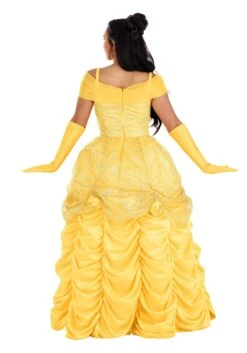 Premium Disney Belle Costume For Women 21 Premium Disney Belle Costume For Women -Halloween Costumes adult premium belle costume alt 10