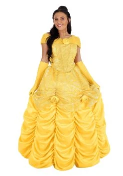Premium Disney Belle Costume For Women 20 Premium Disney Belle Costume For Women -Halloween Costumes adult premium belle costume alt 12