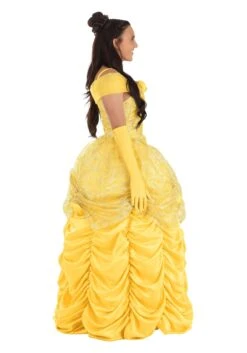 Premium Disney Belle Costume For Women 23 Premium Disney Belle Costume For Women -Halloween Costumes adult premium belle costume alt 13