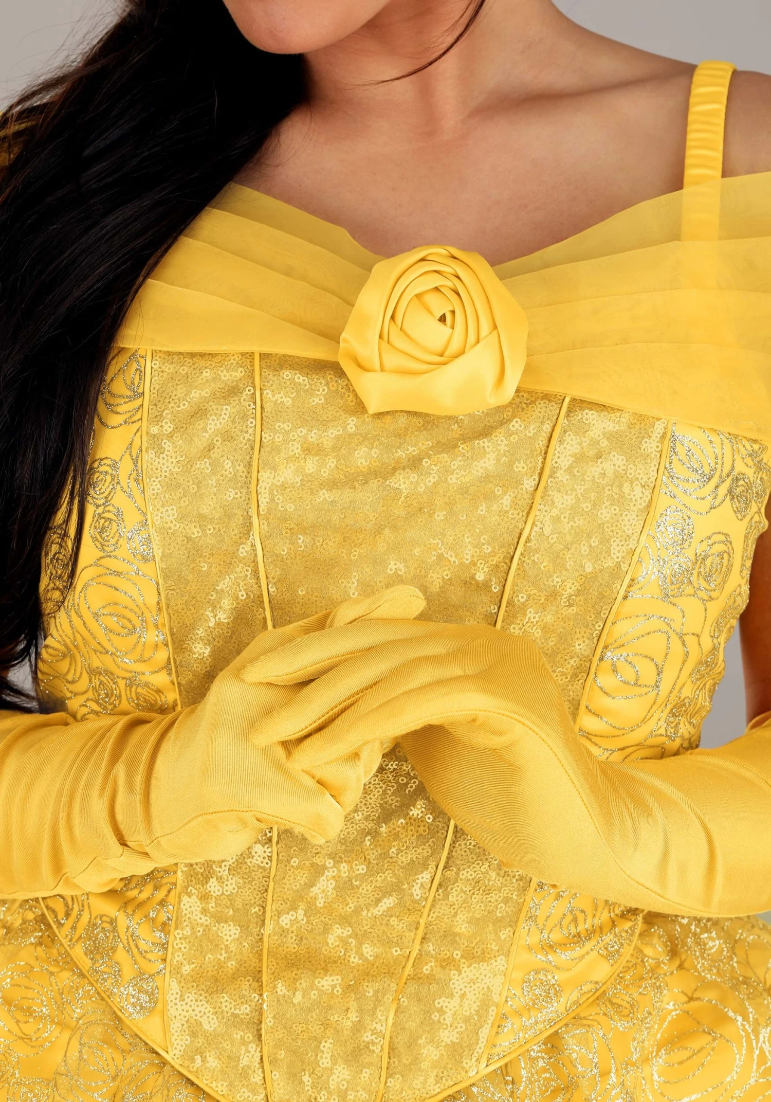 Premium Disney Belle Costume For Women 11 Premium Disney Belle Costume For Women - Image 9