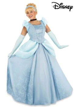 Disney Premium Cinderella Costume Dress For Women 16 Disney Premium Cinderella Costume Dress For Women -Halloween Costumes adult premium cinderella costume alt 7