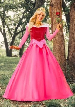 Women's Premium Disney Sleeping Beauty Aurora Costume Dress 13 Women's Premium Disney Sleeping Beauty Aurora Costume Dress -Halloween Costumes adult premium disney aurora sleeping beauty costum alt 1