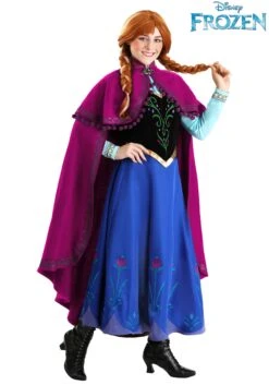 Women's Premium Disney Frozen Anna Costume -Halloween Costumes adult premium disney frozen anna costume alt 11
