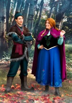 Women's Premium Disney Frozen Anna Costume -Halloween Costumes adult premium disney frozen anna costume alt 4