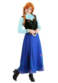 Women's Premium Disney Frozen Anna Costume -Halloween Costumes adult premium disney frozen anna costume alt 8