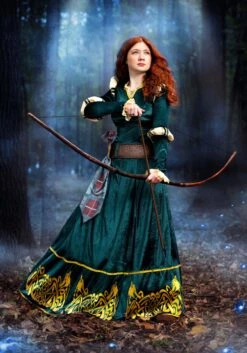 Premium Disney Merida Costume Dress For Women -Halloween Costumes adult premium disney merida costume alt 1