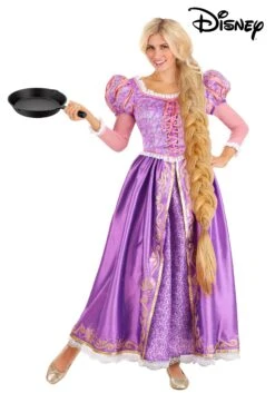 Disney Premium Rapunzel Costume Dress For Women -Halloween Costumes adult premium rapunzel costume alt 10