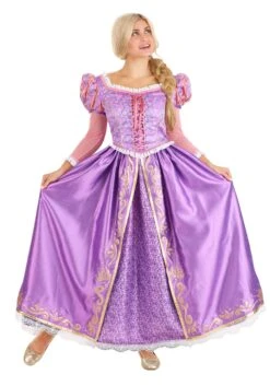 Disney Premium Rapunzel Costume Dress For Women -Halloween Costumes adult premium rapunzel costume alt 11