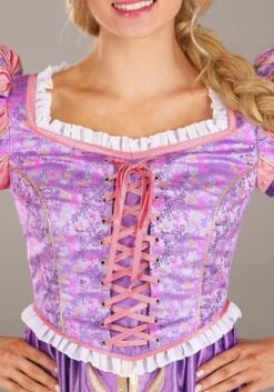 Disney Premium Rapunzel Costume Dress For Women -Halloween Costumes adult premium rapunzel costume alt 3