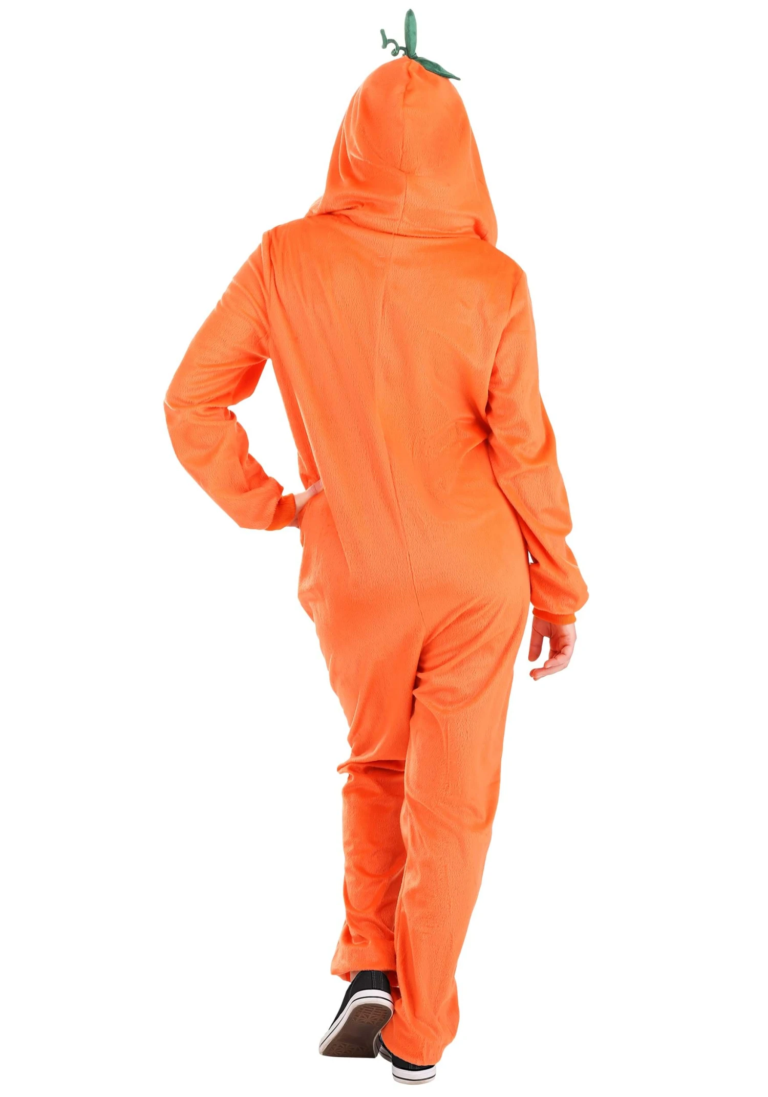 Adult Pumpkin Jumpsuit Costume 4 Adult Pumpkin Jumpsuit Costume - Image 2