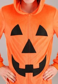 Adult Pumpkin Jumpsuit Costume 13 Adult Pumpkin Jumpsuit Costume -Halloween Costumes adult pumpkin costume jumpsuit alt 4