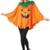 Pumpkin Poncho Costume For Adults 1 Pumpkin Poncho Costume For Adults -Halloween Costumes adult pumpkin poncho costume