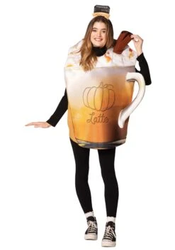 Pumpkin Spice Latte Costume For Adults