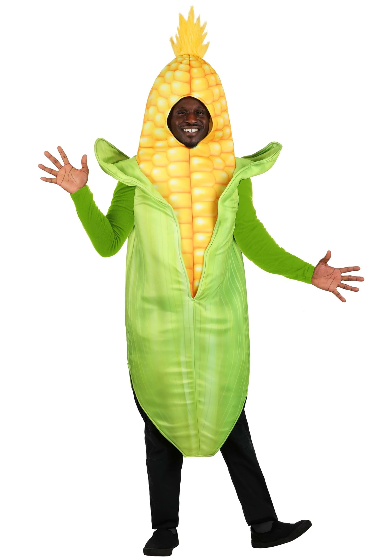 Quirky Corn On The Cob Adult Costume 3 Quirky Corn On The Cob Adult Costume