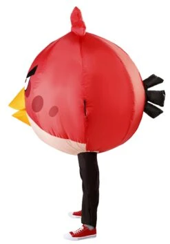 Inflatable Red Angry Birds Costume For Adults -Halloween Costumes adult red inflatable angry birds costume alt 2