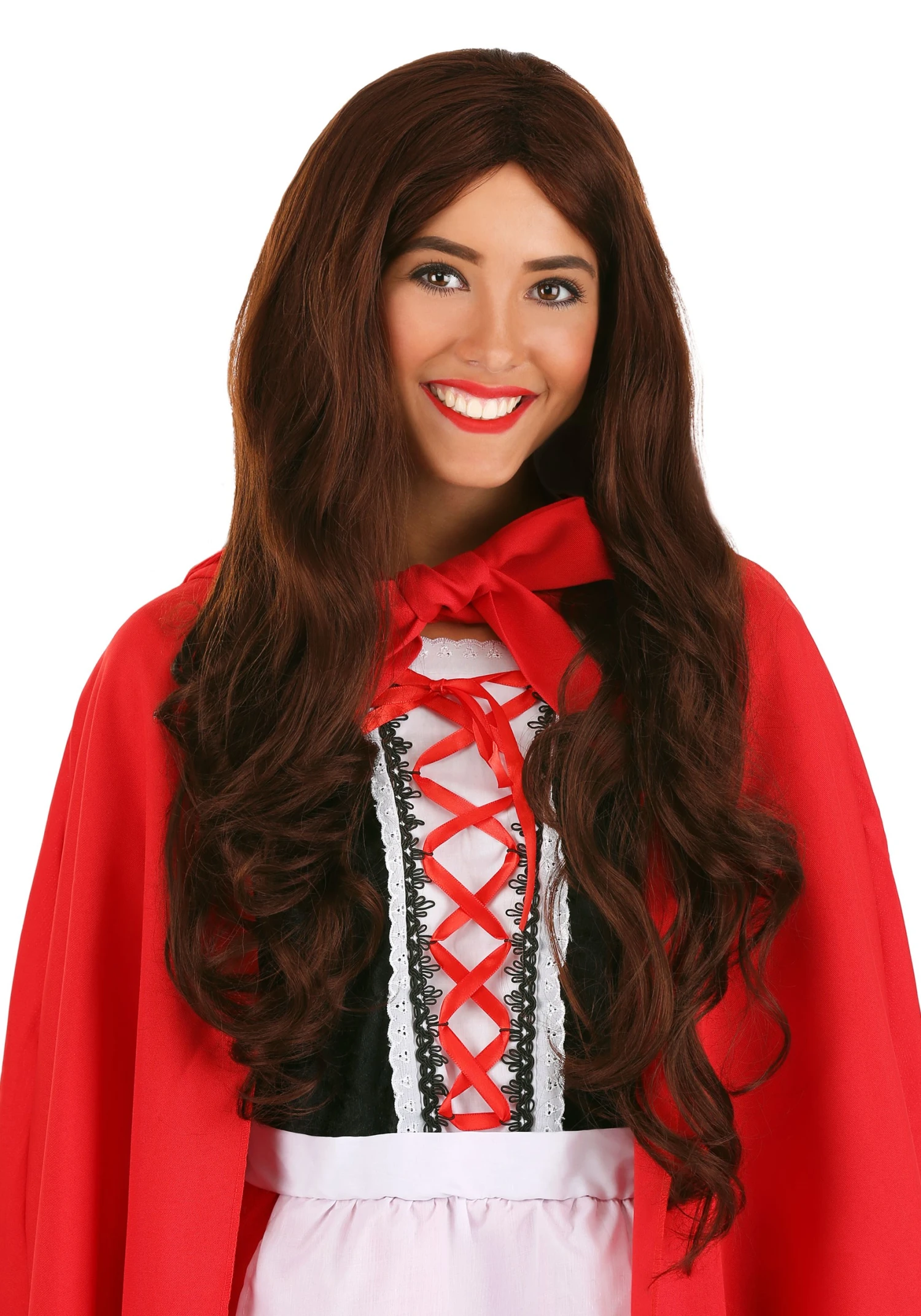 Red Riding Hood Women's Brunette Wig 3 Red Riding Hood Women's Brunette Wig