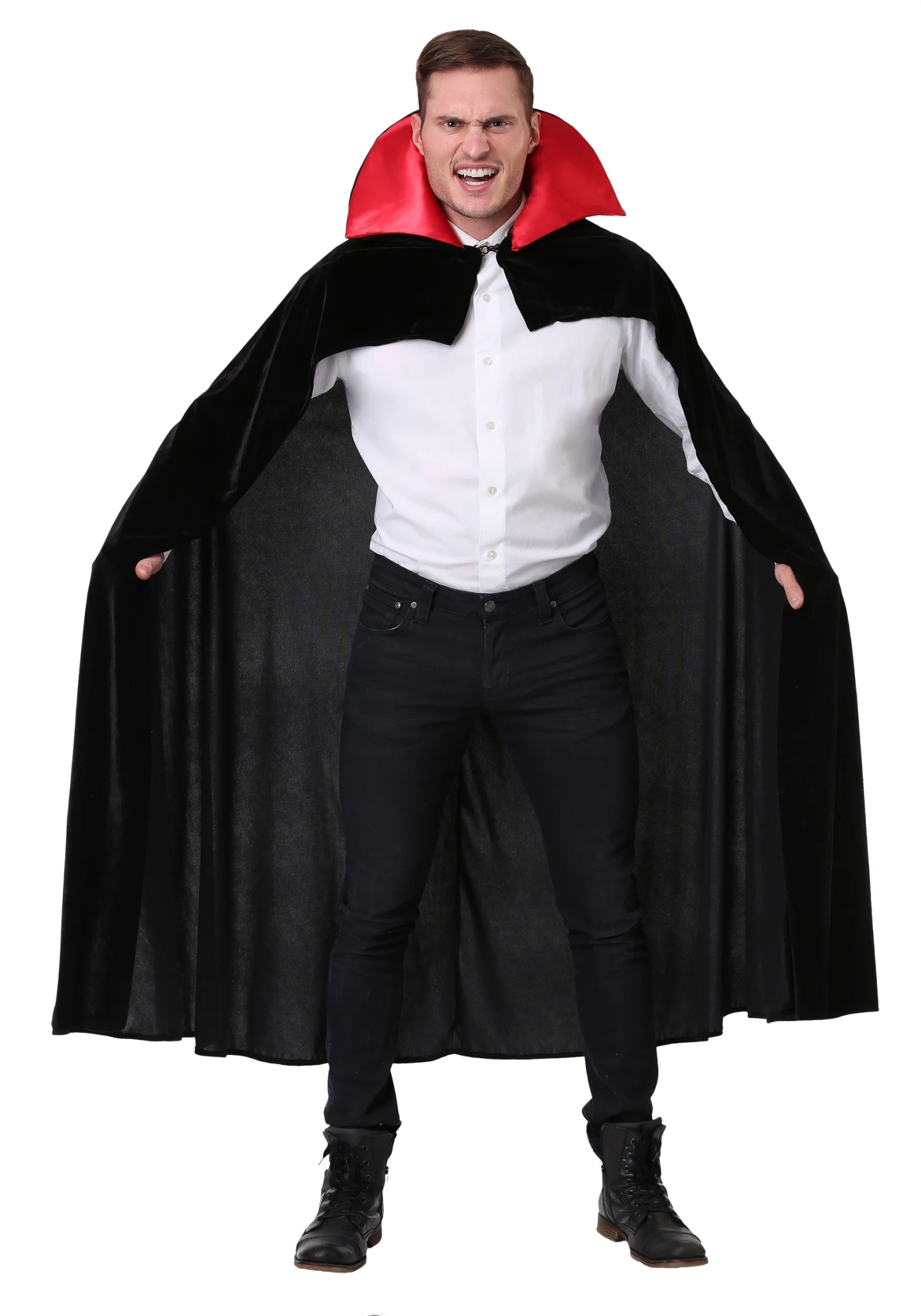 Red Vampire Costume Cloak For Adults 3 Red Vampire Costume Cloak For Adults