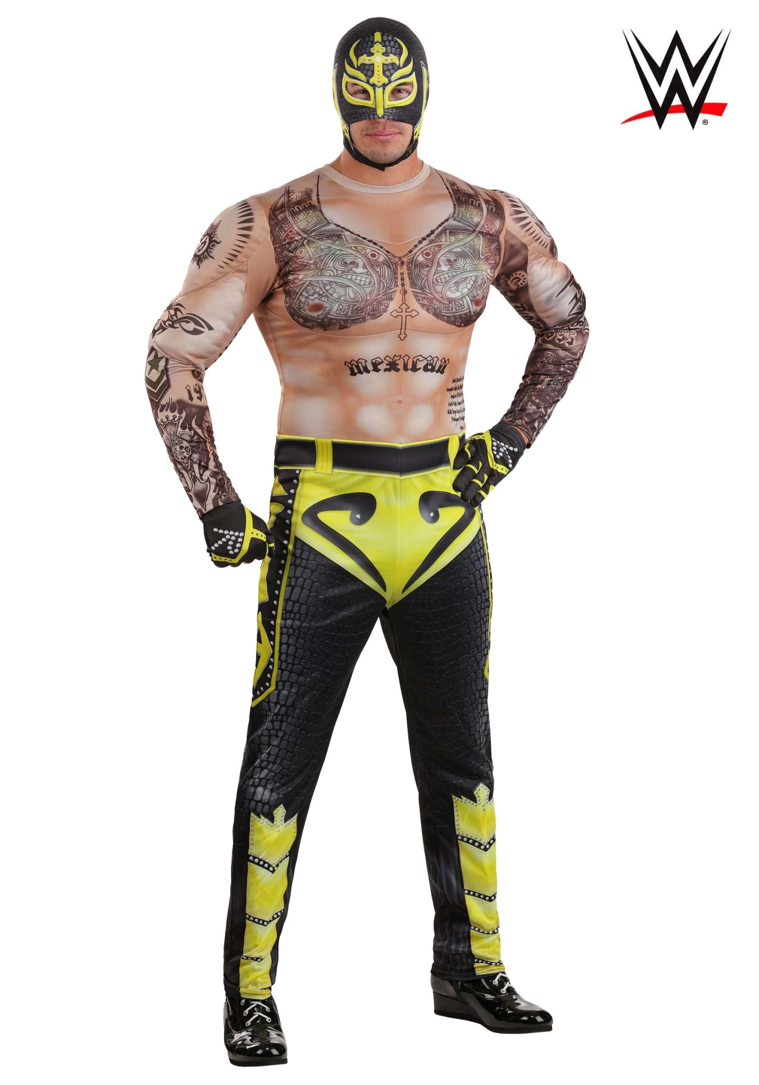 WWE Rey Mysterio Men's Costume 3 WWE Rey Mysterio Men's Costume