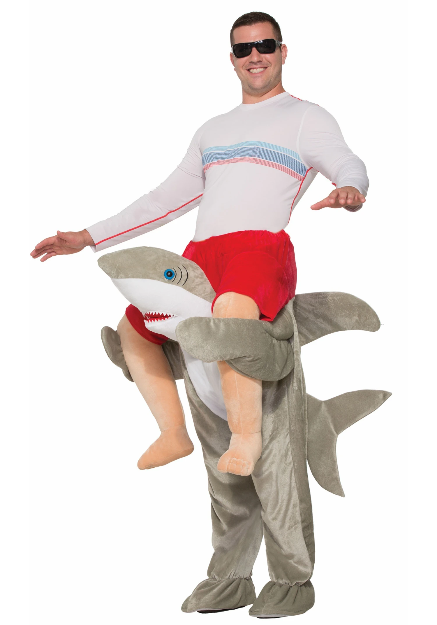 Ride A Shark Adult Costume 3 Ride A Shark Adult Costume