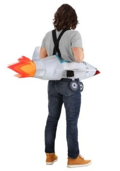 Ride-In Fighter Jet Adult Costume -Halloween Costumes adult ride in fighter jet costume alt 1