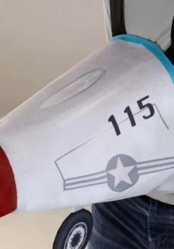 Ride-In Fighter Jet Adult Costume -Halloween Costumes adult ride in fighter jet costume alt 3