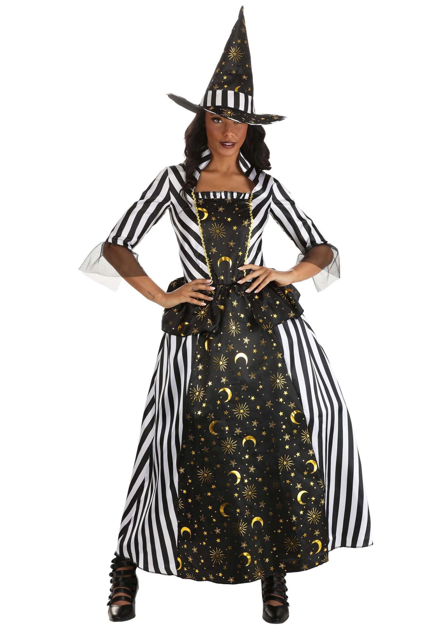 Rococo Witch Costume Dress For Women 4 Rococo Witch Costume Dress For Women - Image 2