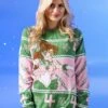 Sailor Moon Adult Sailor Jupiter Sweater 1 Sailor Moon Adult Sailor Jupiter Sweater -Halloween Costumes adult sailor jupiter sweater