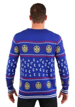 Sailor Moon Fair Isle Adult Ugly Christmas Sweater -Halloween Costumes adult sailor moon fair isle ugly christmas sweater alt 3