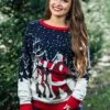 Adult Santa & Reindeer Ugly Christmas Sweater 2 Adult Santa & Reindeer Ugly Christmas Sweater -Halloween Costumes adult santa reindeer unisex ugly christmas sweater 2